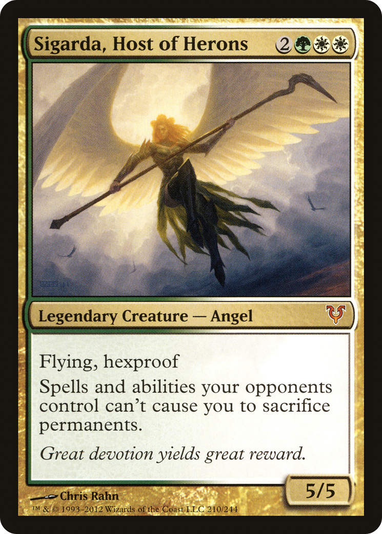 Sigarda, Host of Herons (AVR-210) [Avacyn Restored] MTG Single Wizards of the Coast