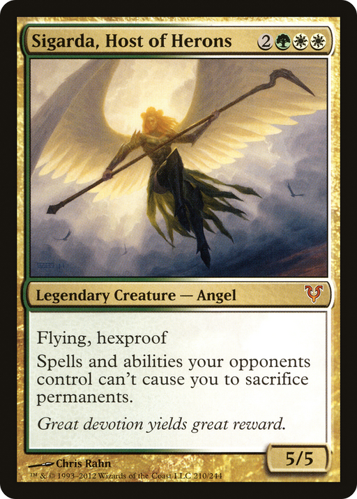 Sigarda, Host of Herons (AVR-210) [Avacyn Restored] MTG Single Wizards of the Coast