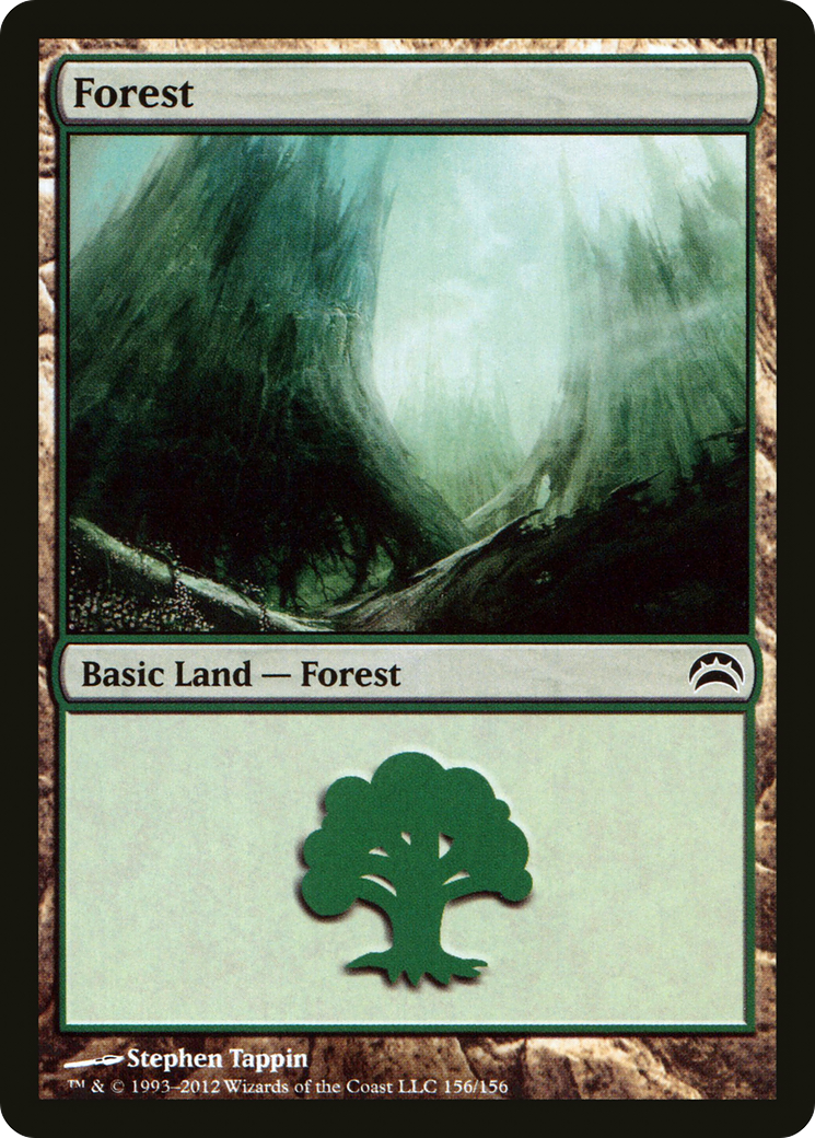 Forest (156) (PC2-156) [Misc] Planechase 2012 MTG Single Wizards of the Coast
