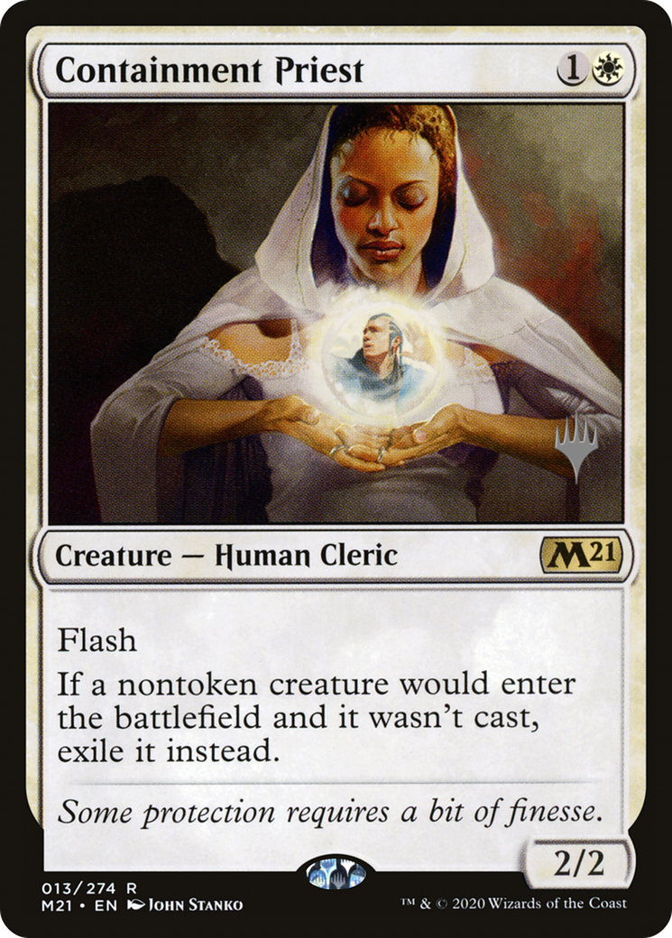 Containment Priest (PPM21-13P) [Core Set 2021 Promos] MTG Single Wizards of the Coast