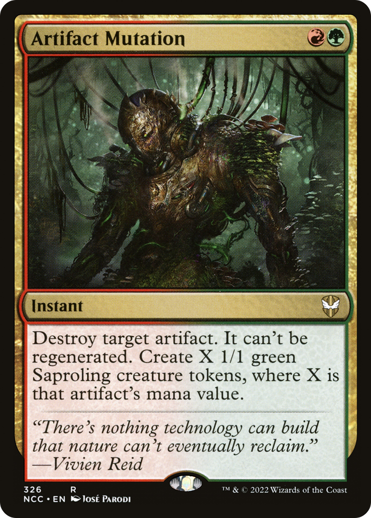 Artifact Mutation (NCC-326) [New Capenna Commander] MTG Single Wizards of the Coast