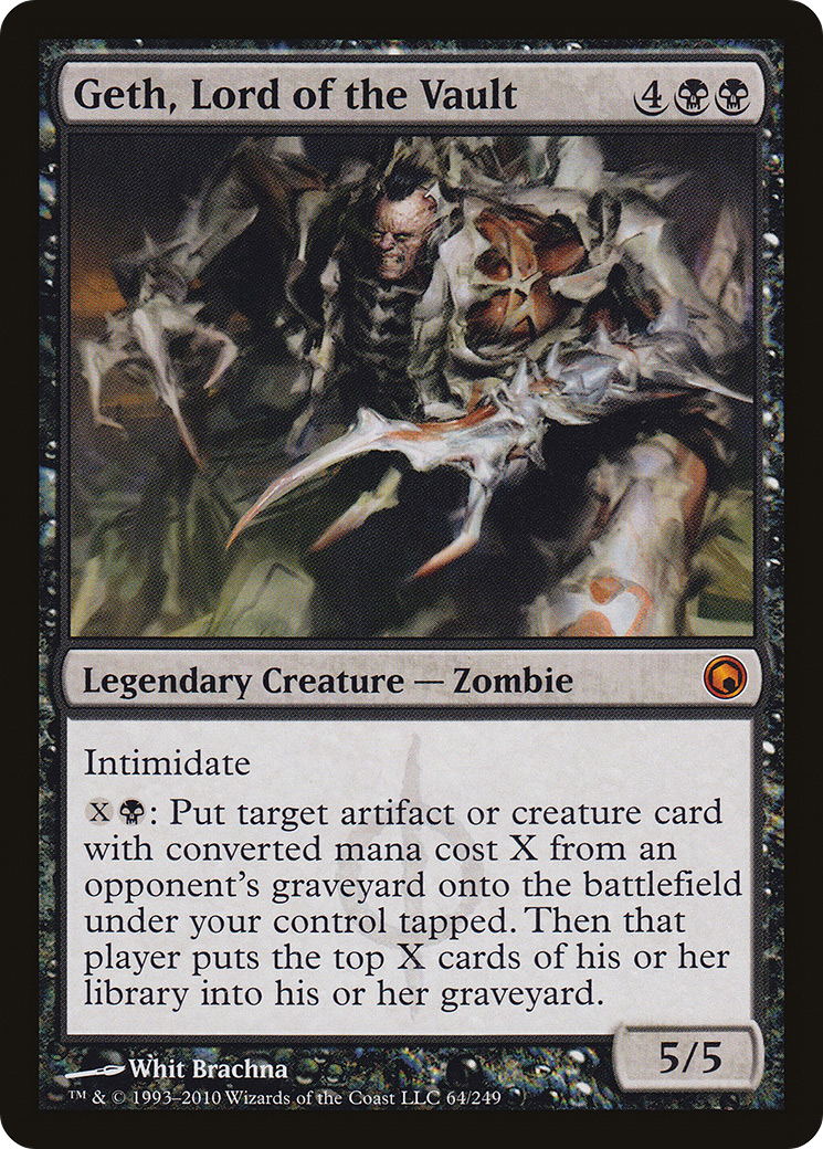 Geth, Lord of the Vault (SOM-064) [Scars of Mirrodin] MTG Single Wizards of the Coast