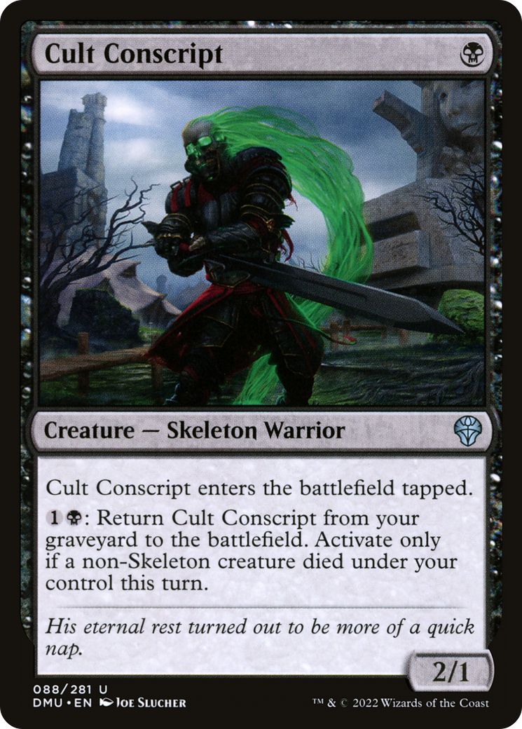 Cult Conscript (DMU-088) [Dominaria United] Foil MTG Single Wizards of the Coast