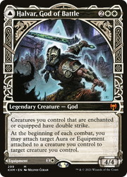 Halvar, God of Battle (KHM-299) [Kaldheim] (Showcase) MTG Single Wizards of the Coast