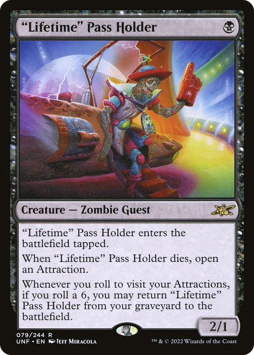 "Lifetime" Pass Holder (UNF-079) [Unfinity] MTG Single Wizards of the Coast
