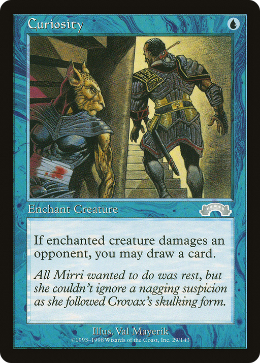 Curiosity (EXO-029) [Exodus] MTG Single Wizards of the Coast