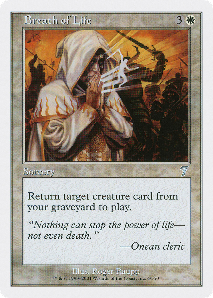 Breath of Life (7ED-004) [7th Edition] MTG Single Wizards of the Coast
