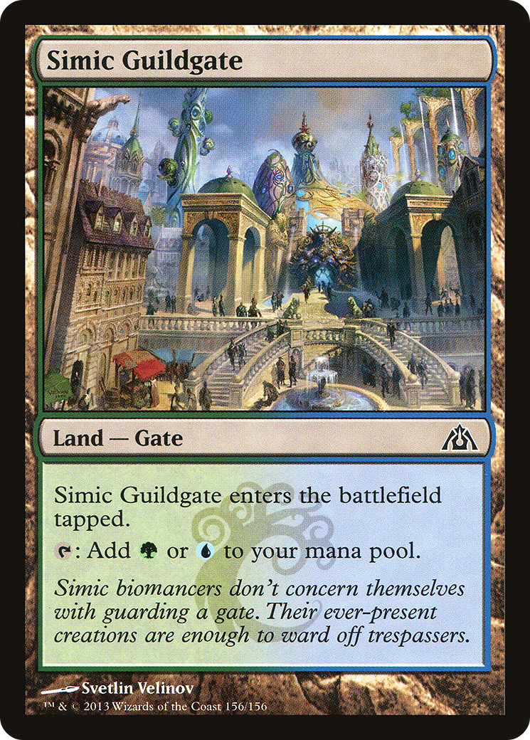 Simic Guildgate (DGM-156) [Dragon's Maze] Foil MTG Single Wizards of the Coast