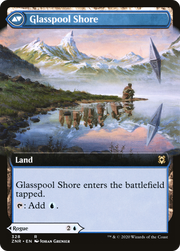 Glasspool Mimic (ZNR-328) [Zendikar Rising] (Extended Art) MTG Single Wizards of the Coast