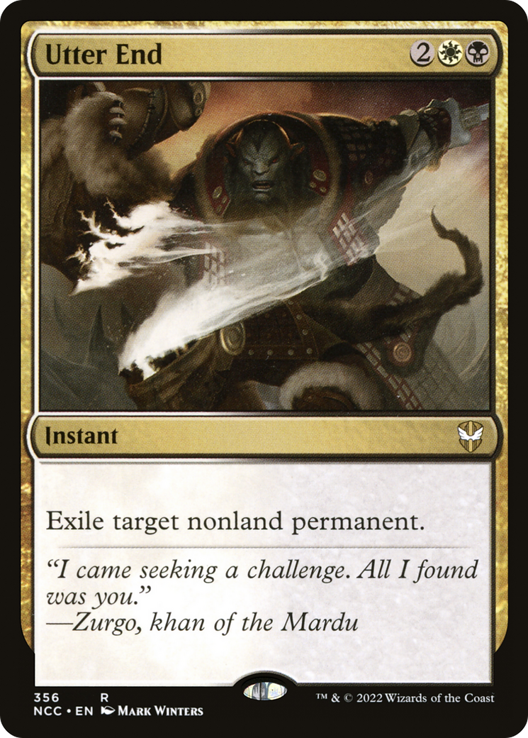 Utter End (NCC-356) [New Capenna Commander] MTG Single Wizards of the Coast