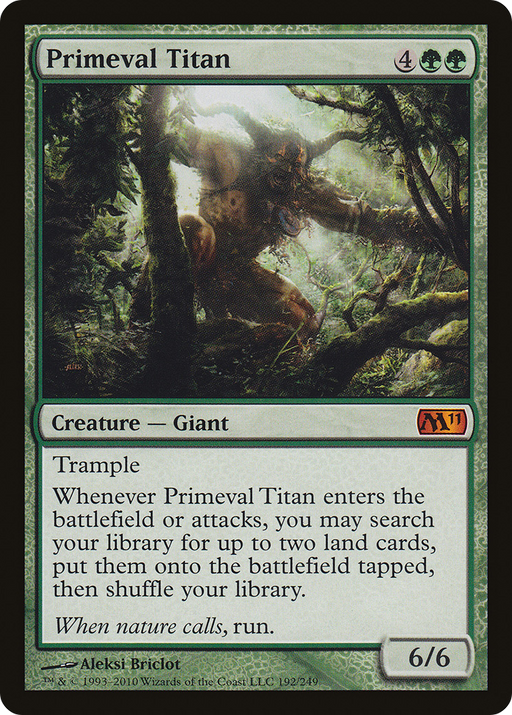 Primeval Titan (M11-192) [Magic 2011] MTG Single Wizards of the Coast
