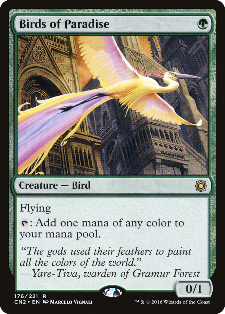 Birds of Paradise (CN2-176) [Conspiracy: Take the Crown] MTG Single Wizards of the Coast