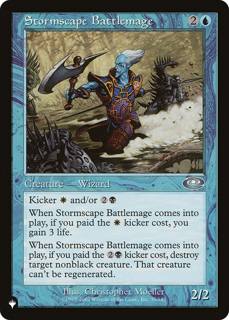 Stormscape Battlemage (LIST-PLS-35) [Mystery Booster] The List MTG Single Wizards of the Coast