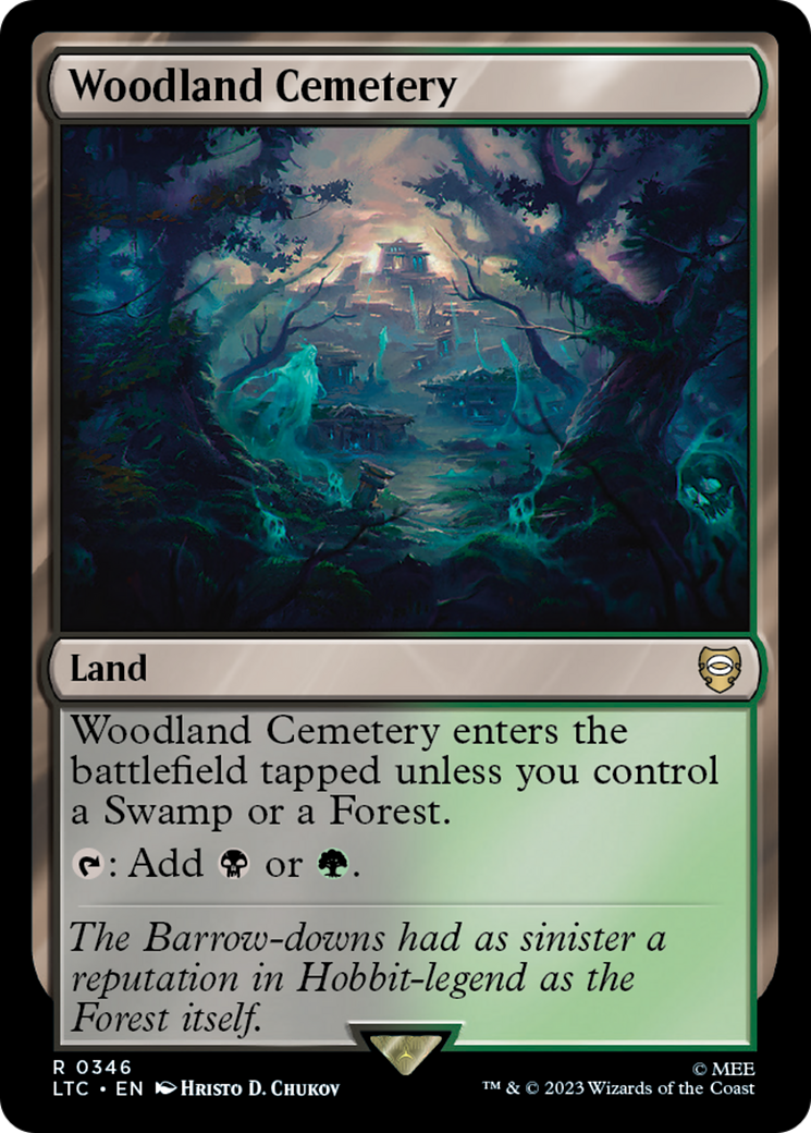 Woodland Cemetery (LTC-346) [Tales of Middle-earth Commander] MTG Single Wizards of the Coast