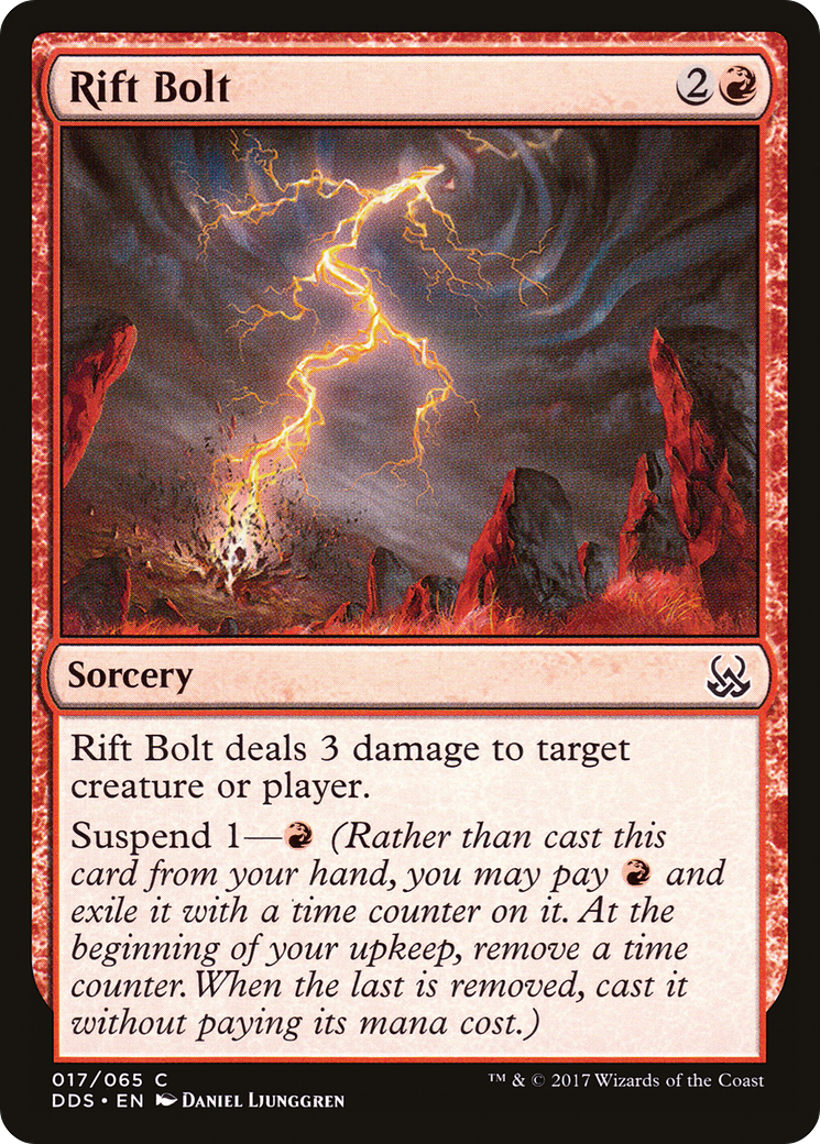 Rift Bolt (DDS-017) [Misc] Duel Decks: Mind vs. Might MTG Single Wizards of the Coast