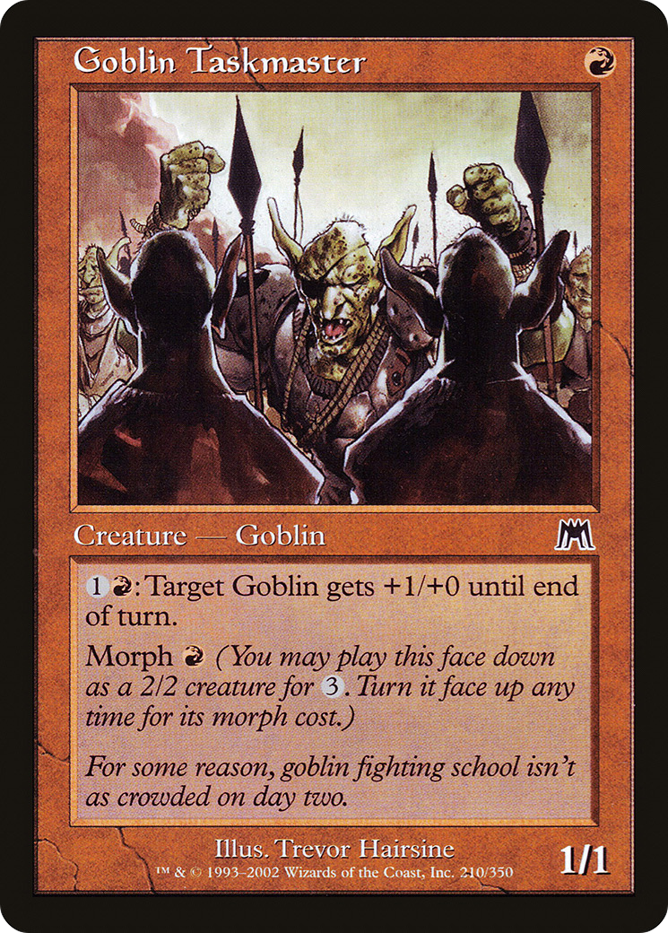 Goblin Taskmaster (ONS-210) [Onslaught] MTG Single Wizards of the Coast