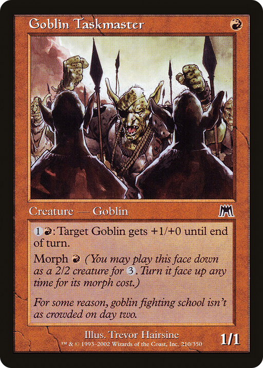 Goblin Taskmaster (ONS-210) [Onslaught] MTG Single Wizards of the Coast