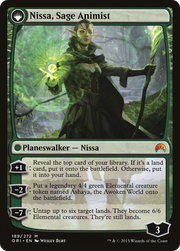 Nissa, Vastwood Seer (ORI-189) [Magic Origins] Foil MTG Single Wizards of the Coast