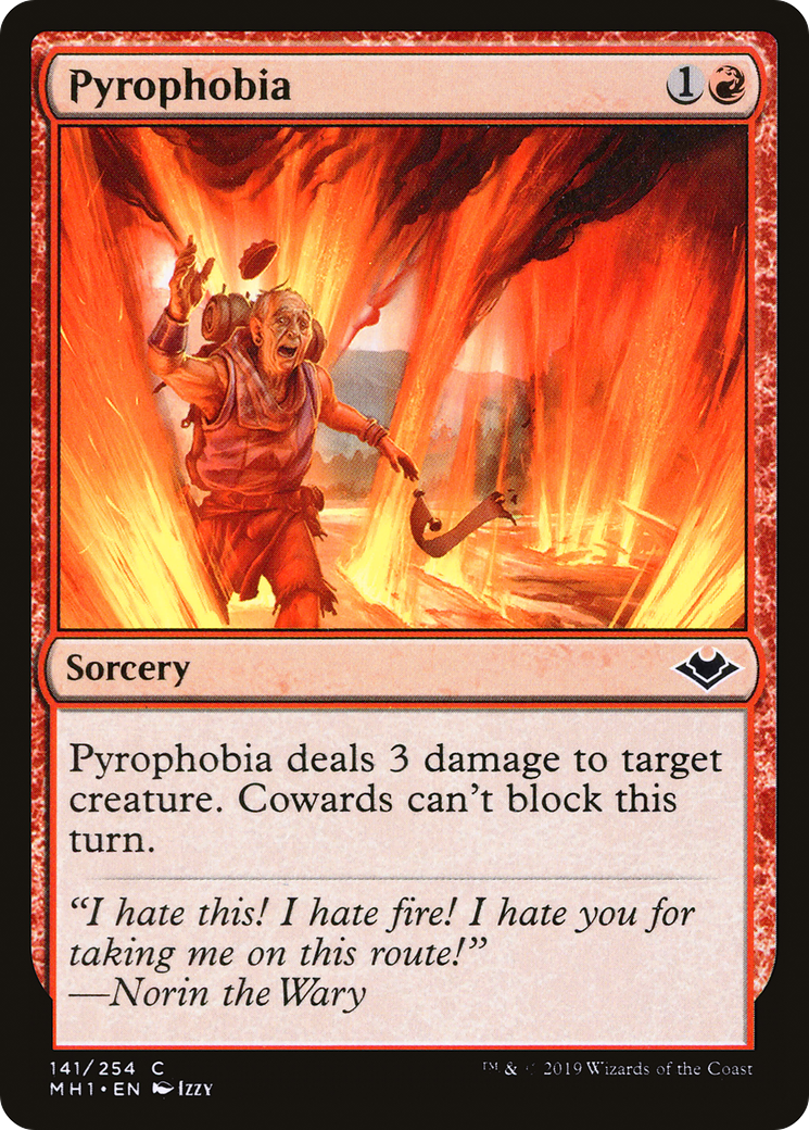 Pyrophobia (MH1-141) [Modern Horizons] MTG Single Modern Horizons