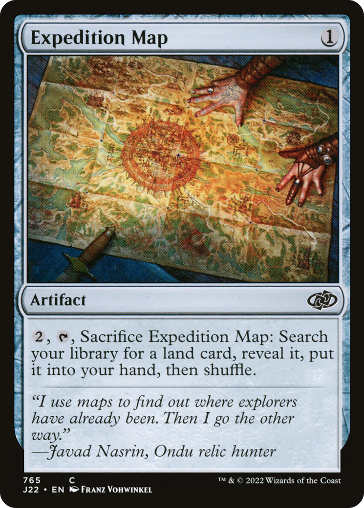 Expedition Map (J22-765) [Jumpstart 2022] MTG Single Wizards of the Coast