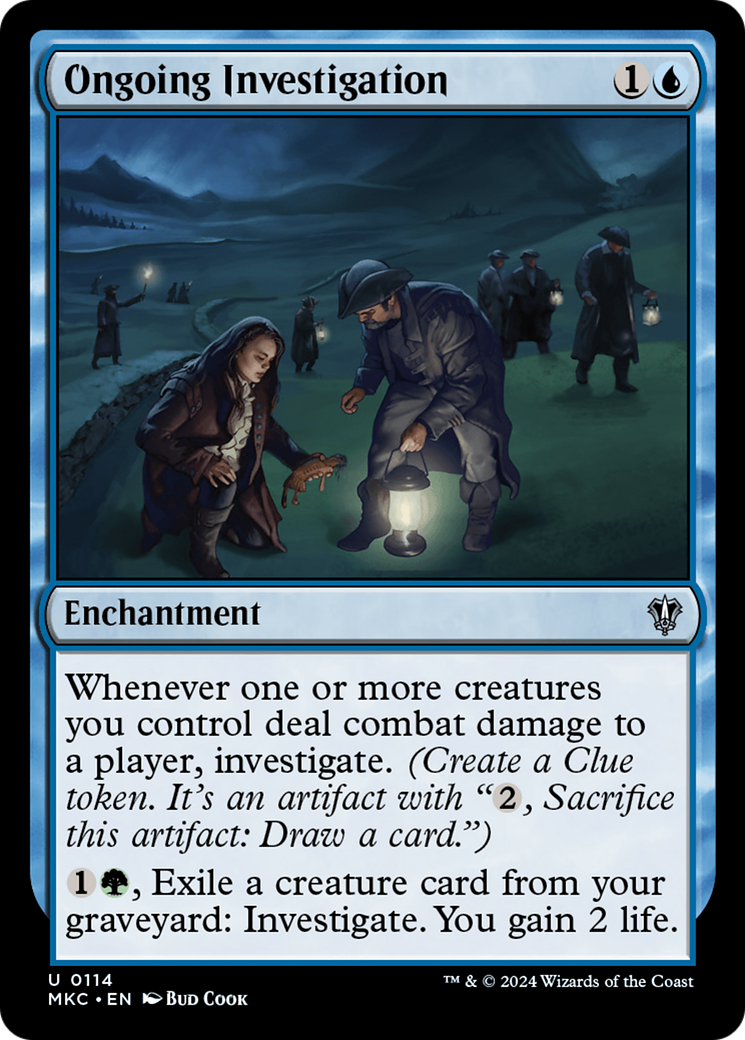 Ongoing Investigation (MKC-114) [Murders at Karlov Manor Commander] MTG Single Wizards of the Coast