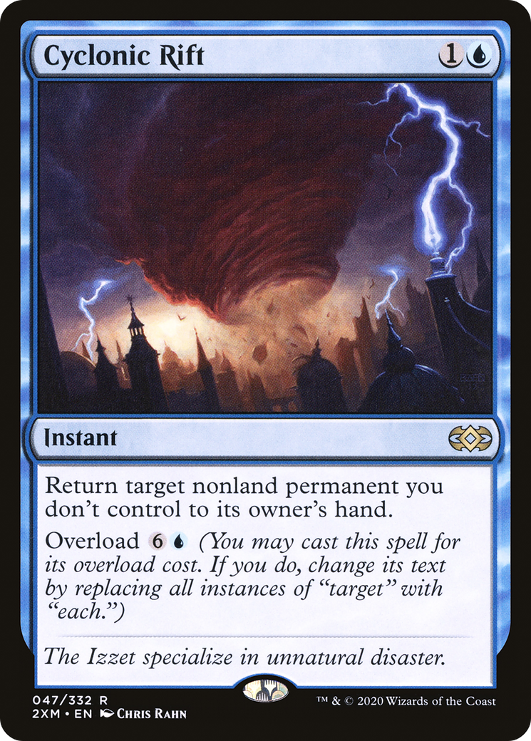 Cyclonic Rift (2XM-047) [Double Masters] Foil MTG Single Wizards of the Coast