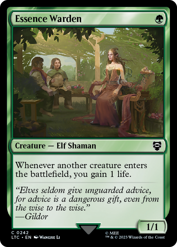 Essence Warden (LTC-242) [Tales of Middle-earth Commander] MTG Single Wizards of the Coast