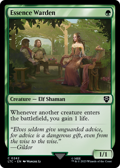Essence Warden (LTC-242) [Tales of Middle-earth Commander] MTG Single Wizards of the Coast