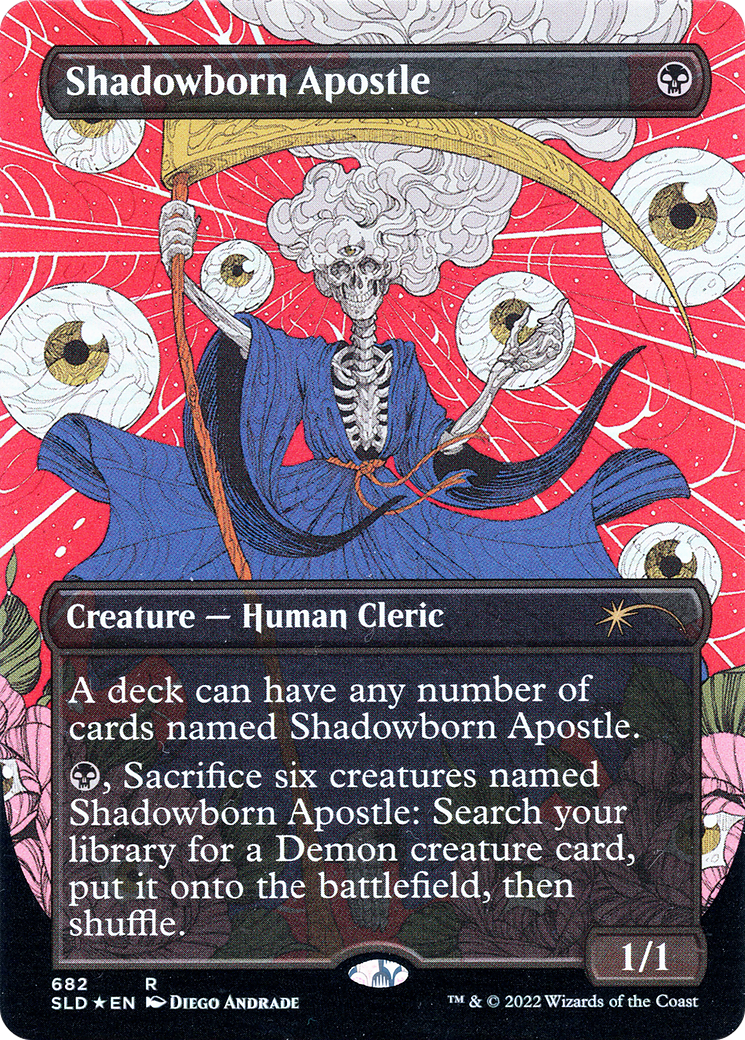 Shadowborn Apostle (682) (SLD-682) [Secret Lair] Drop (Borderless) Foil MTG Single Wizards of the Coast