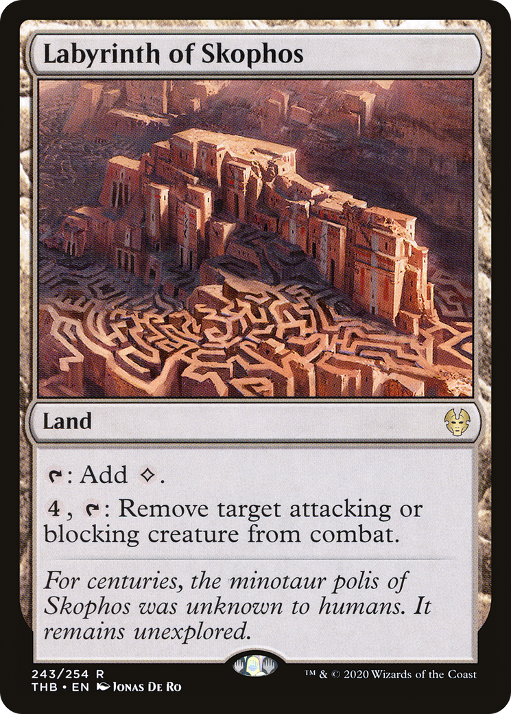 Labyrinth of Skophos (THB-243) [Theros Beyond Death] MTG Single Wizards of the Coast