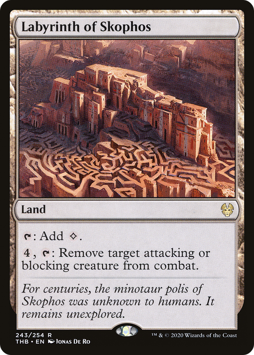 Labyrinth of Skophos (THB-243) [Theros Beyond Death] MTG Single Wizards of the Coast