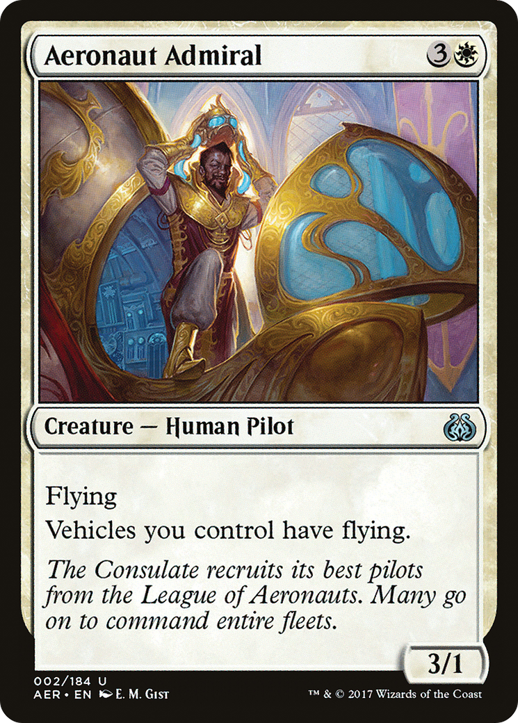 Aeronaut Admiral (AER-002) [Aether Revolt] Foil MTG Single Wizards of the Coast