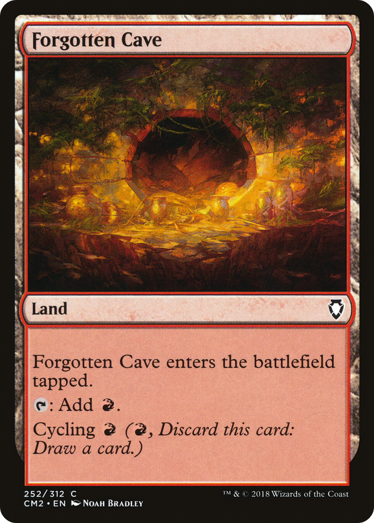 Forgotten Cave (CM2-252) [Commander Anthology Volume II] MTG Single Wizards of the Coast