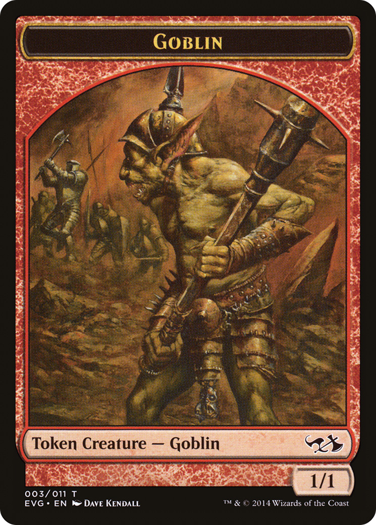 Goblin (DD3-003) [Misc] Duel Decks Anthology: Elves vs. Goblins Tokens MTG Single Wizards of the Coast