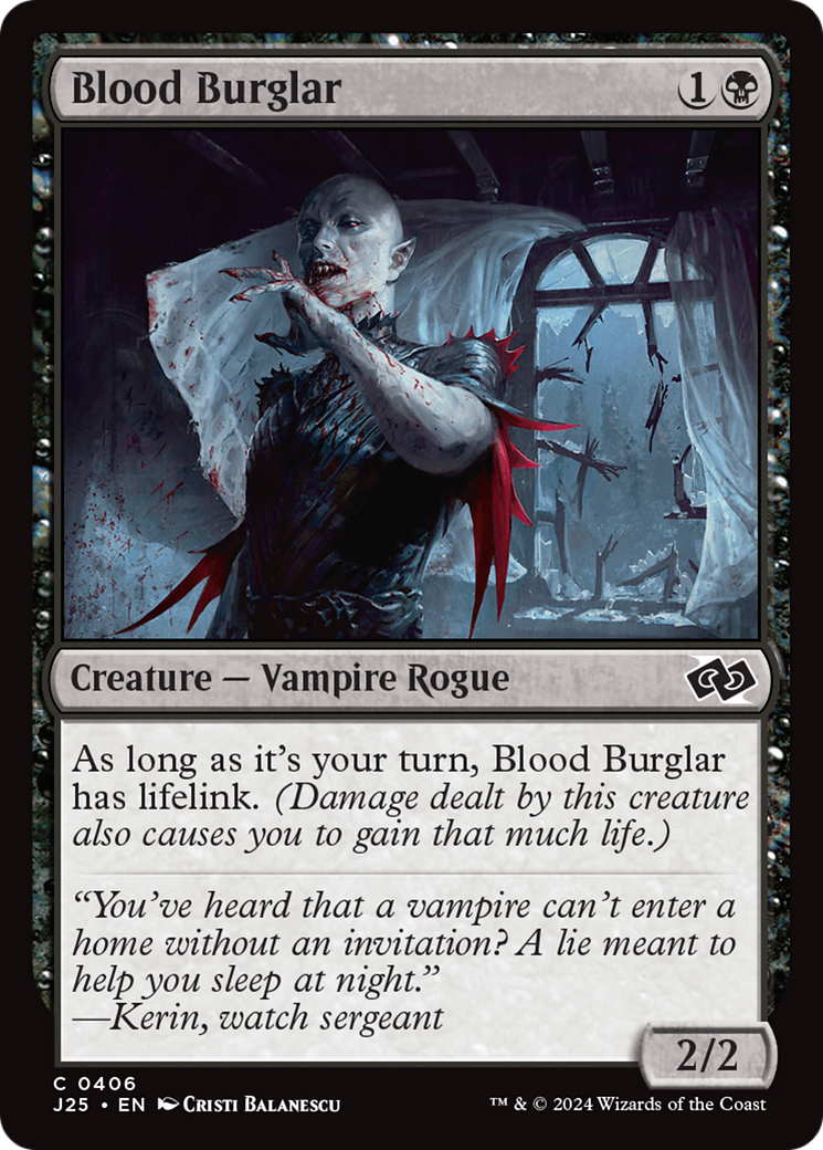 Blood Burglar (J25-406) [Foundations Jumpstart] MTG Single Wizards of the Coast