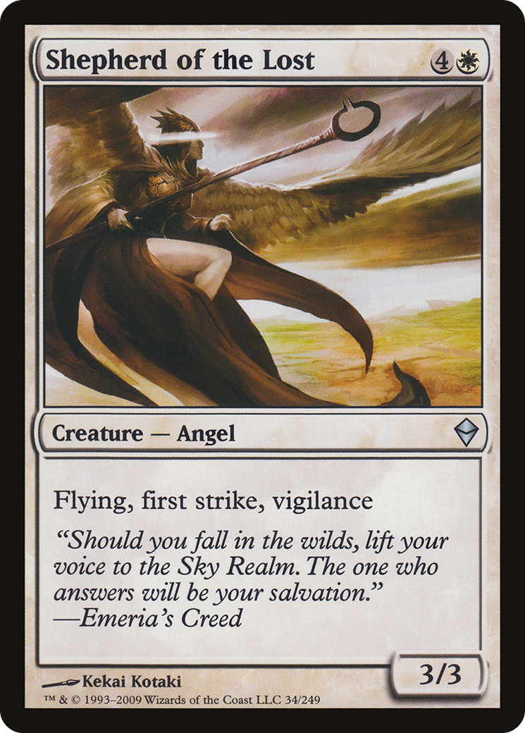 Shepherd of the Lost (ZEN-034) [Zendikar] Foil MTG Single Wizards of the Coast
