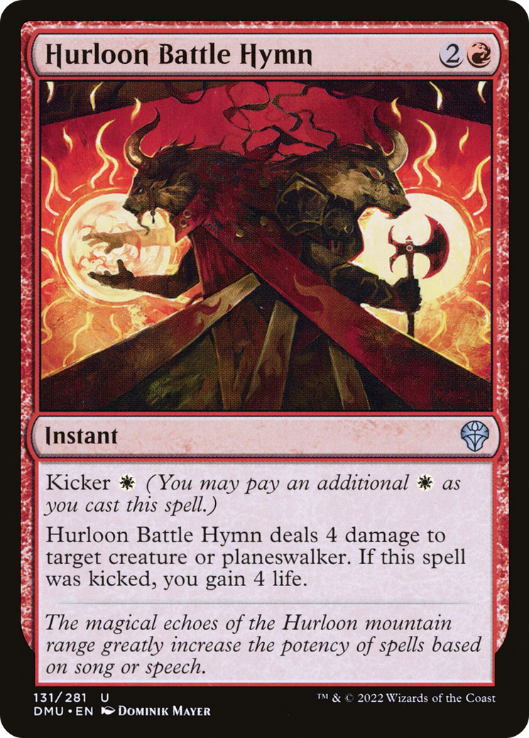 Hurloon Battle Hymn (DMU-131) [Dominaria United] MTG Single Wizards of the Coast