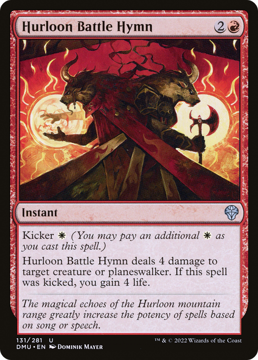 Hurloon Battle Hymn (DMU-131) [Dominaria United] MTG Single Wizards of the Coast