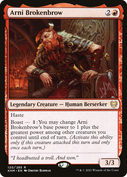 Arni Brokenbrow (KHM-120) [Kaldheim] MTG Single Wizards of the Coast
