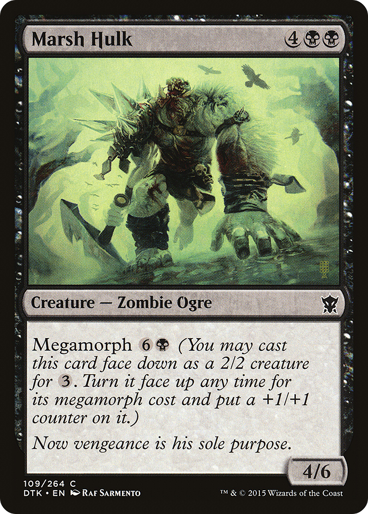 Marsh Hulk (DTK-109) [Dragons of Tarkir] MTG Single Wizards of the Coast