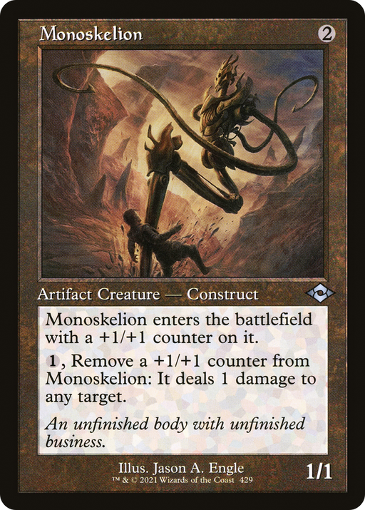 Monoskelion (MH2-429) [Modern Horizons 2] Etched Foil MTG Single Wizards of the Coast