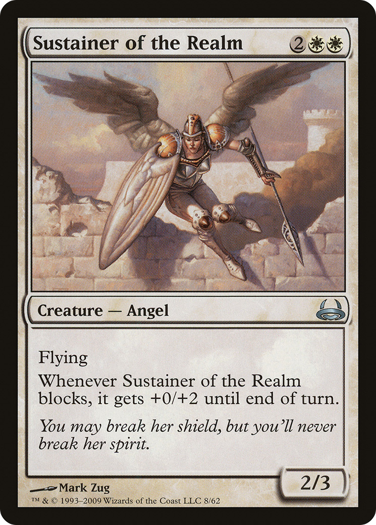 Sustainer of the Realm (DDC-008) [Misc] Duel Decks: Divine vs. Demonic MTG Single Wizards of the Coast