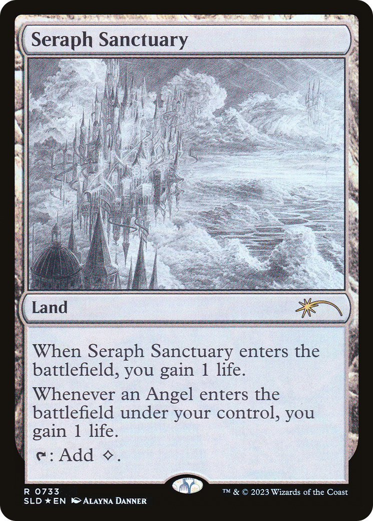 Seraph Sanctuary (Sketch Showcase) (SLD-733) [Secret Lair] Drop Foil MTG Single Wizards of the Coast