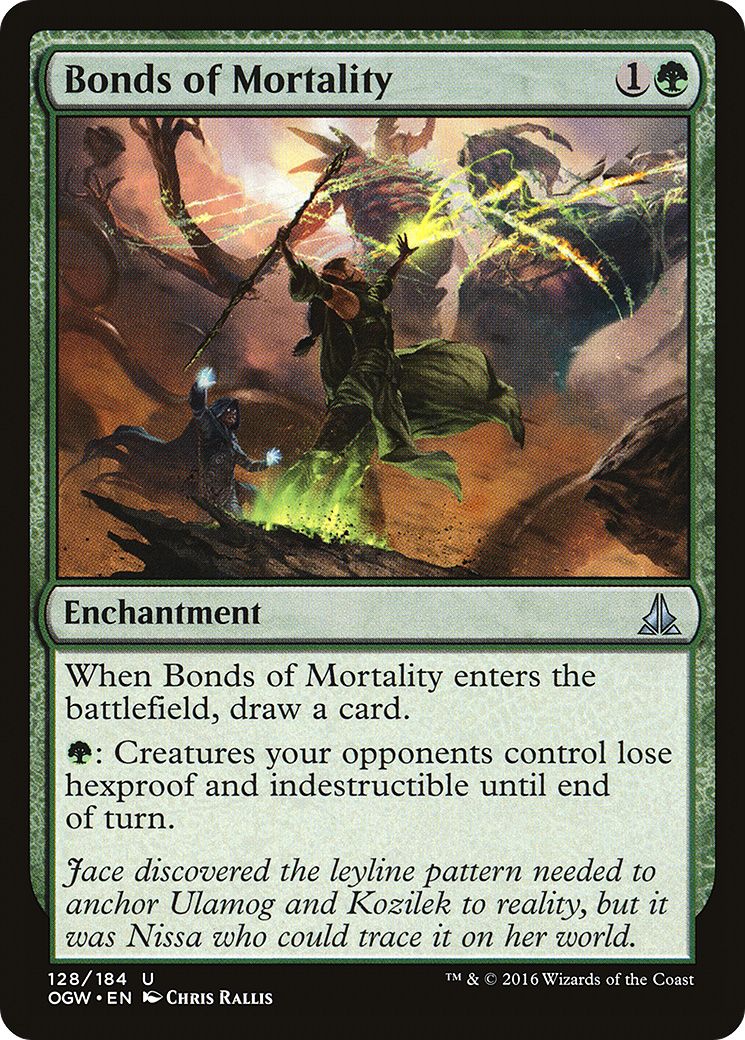 Bonds of Mortality (OGW-128) [Oath of the Gatewatch] MTG Single Wizards of the Coast