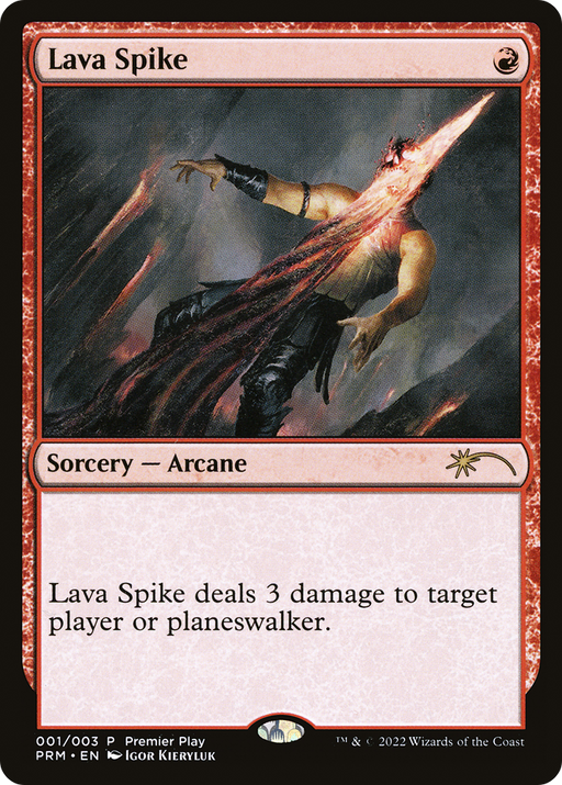 Lava Spike (PTP-001) [Misc] Pro Tour Promos Foil MTG Single Wizards of the Coast