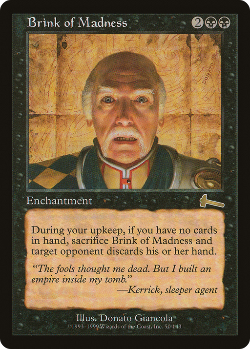 Brink of Madness (ULG-050) [Urza's Legacy] MTG Single Wizards of the Coast