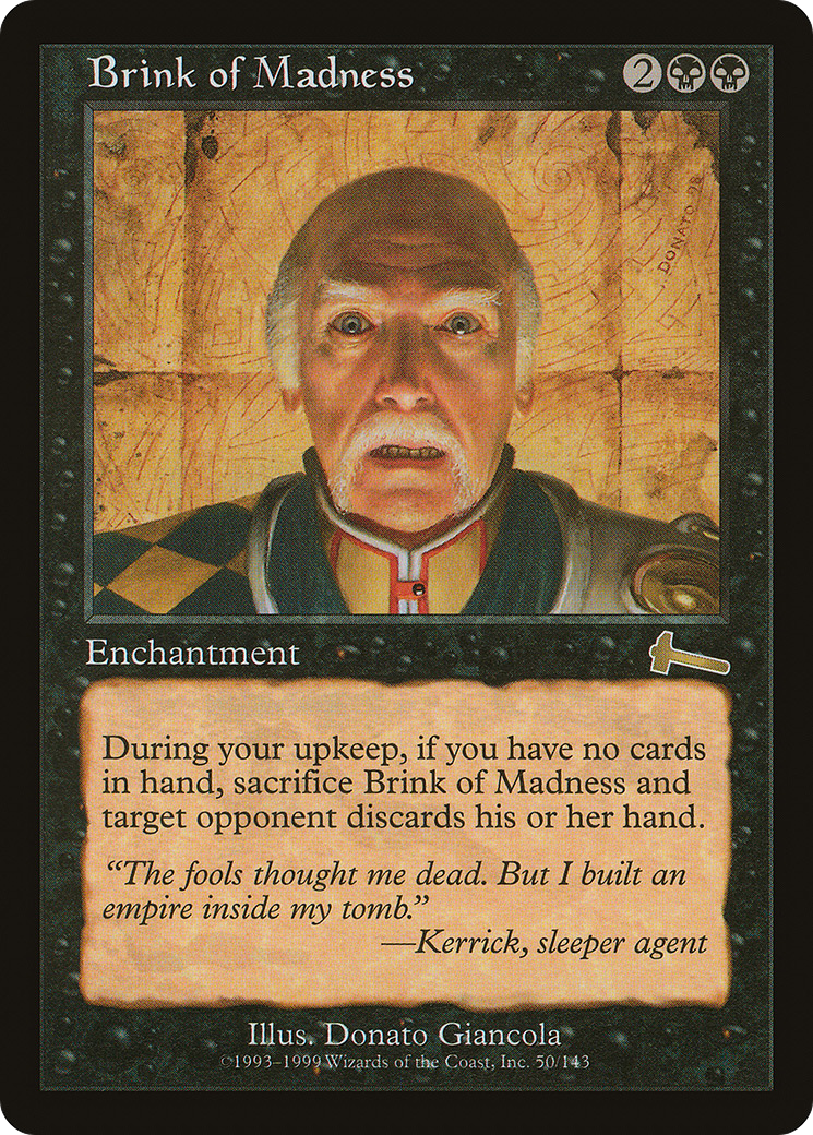 Brink of Madness (ULG-050) [Urza's Legacy] Foil MTG Single Wizards of the Coast