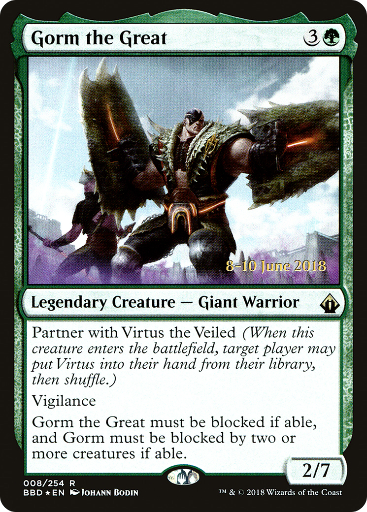 Gorm the Great (LARP-008) [Battlebond Promos] Foil MTG Single Wizards of the Coast