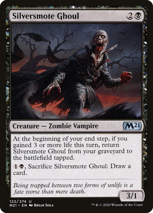 Silversmote Ghoul (M21-122) [Core Set 2021] MTG Single Wizards of the Coast