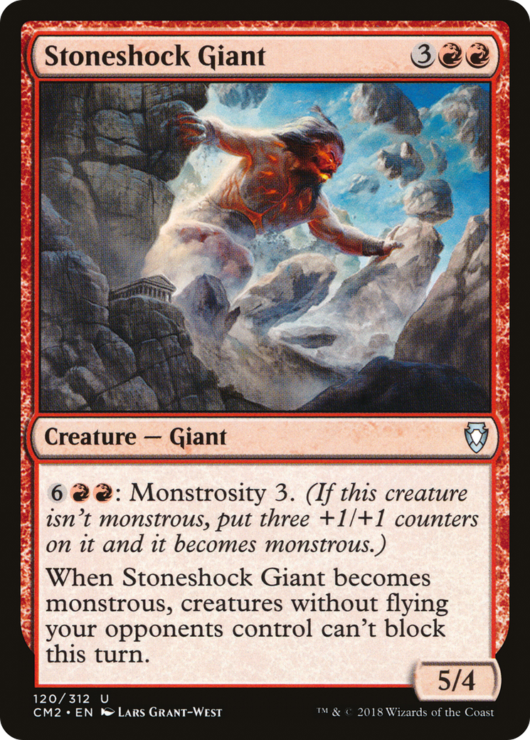 Stoneshock Giant (CM2-120) [Commander Anthology Volume II] MTG Single Wizards of the Coast